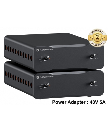Fosi Audio V3-48V5A Mono Monoblock Power Amplifier ( Pair )