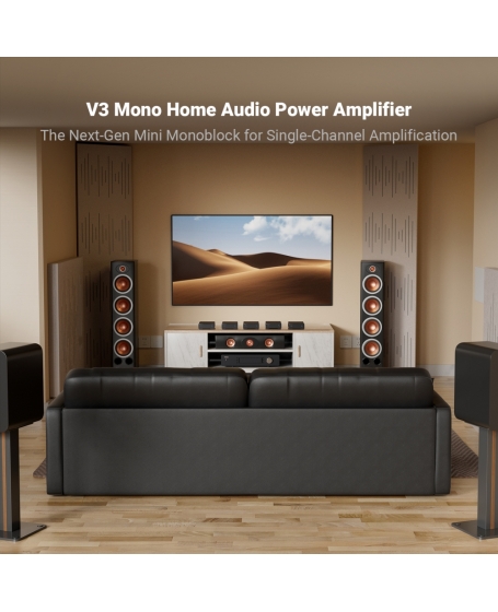Fosi Audio V3-48V5A Mono Monoblock Power Amplifier ( Pair )