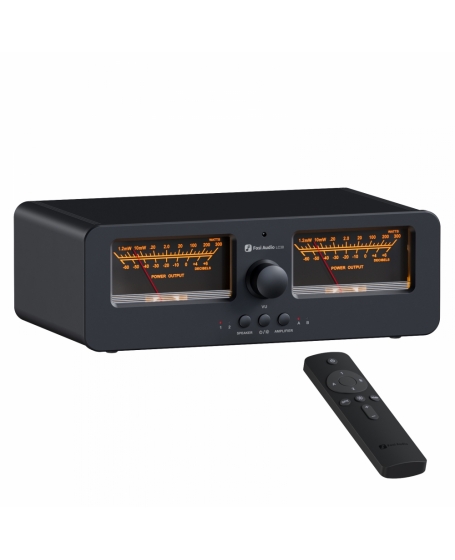 Fosi Audio LC30-B VU Meter Amplifier Speaker Selector