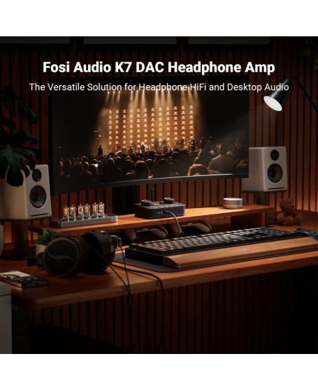Fosi Audio K7 Desktop DAC Headphone Amplifier