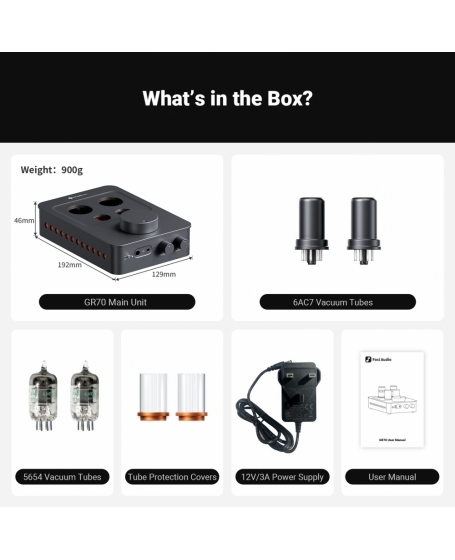 Fosi  Audio GR70 Tube Headphone Amp