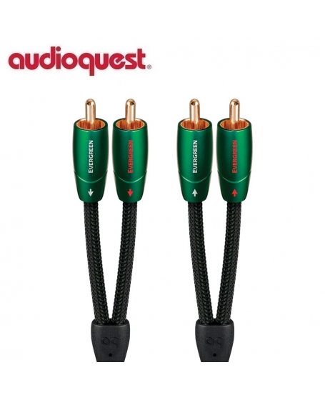 Audioquest Evergreen RCA to RCA Interconnect 1.5Meter (PL)