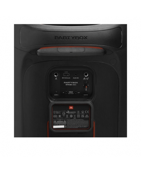 JBL PartyBox Stage 320 Portable Party Speaker with Wheels