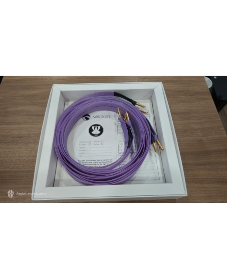Nordost Purple Flare Speaker Cable (2.5m x 2) With Banana Made in USA (PL)