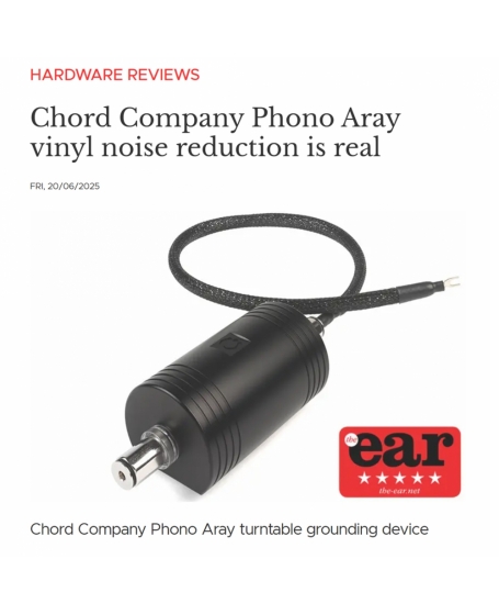 Chord PhonoARAY Turntable Earthing System Made in UK