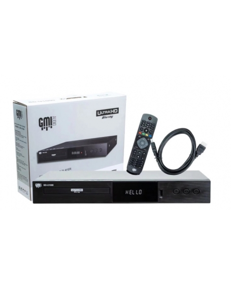 GMI BD-U1000 Universal 4K Ultra HD Bluray Player (Opened Box New)