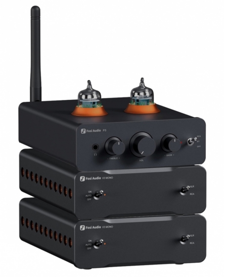 Fosi Audio P3 Pre + Fosi Audio V3-48V5A MonoBlock Package