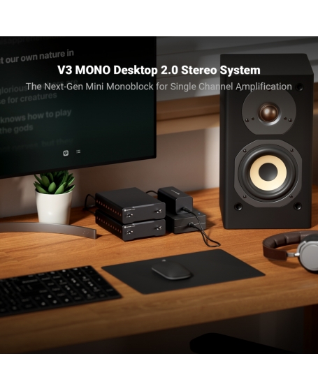 Fosi Audio ZD3 DAC/ Pre Amp + Fosi Audio V3-48V5A MonoBlock Power Amp Package - TOOS